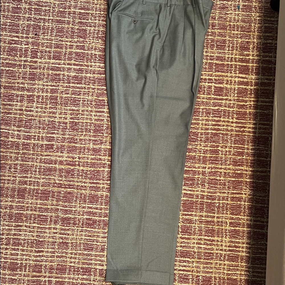 Zanella / Loro Piana Charcoal Dress Pants for Men